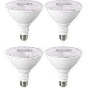 EDISHINE 5000K Daylight 1800LM LED PAR38 Dimmable Flood Light Outdoor Bulb 4 Pack, 18W (120W Equivalent) - HLBP38J