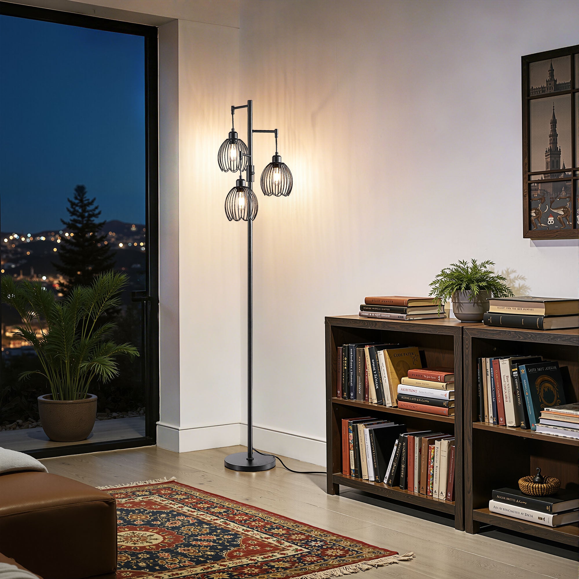 69in Industrial Floor Lamp