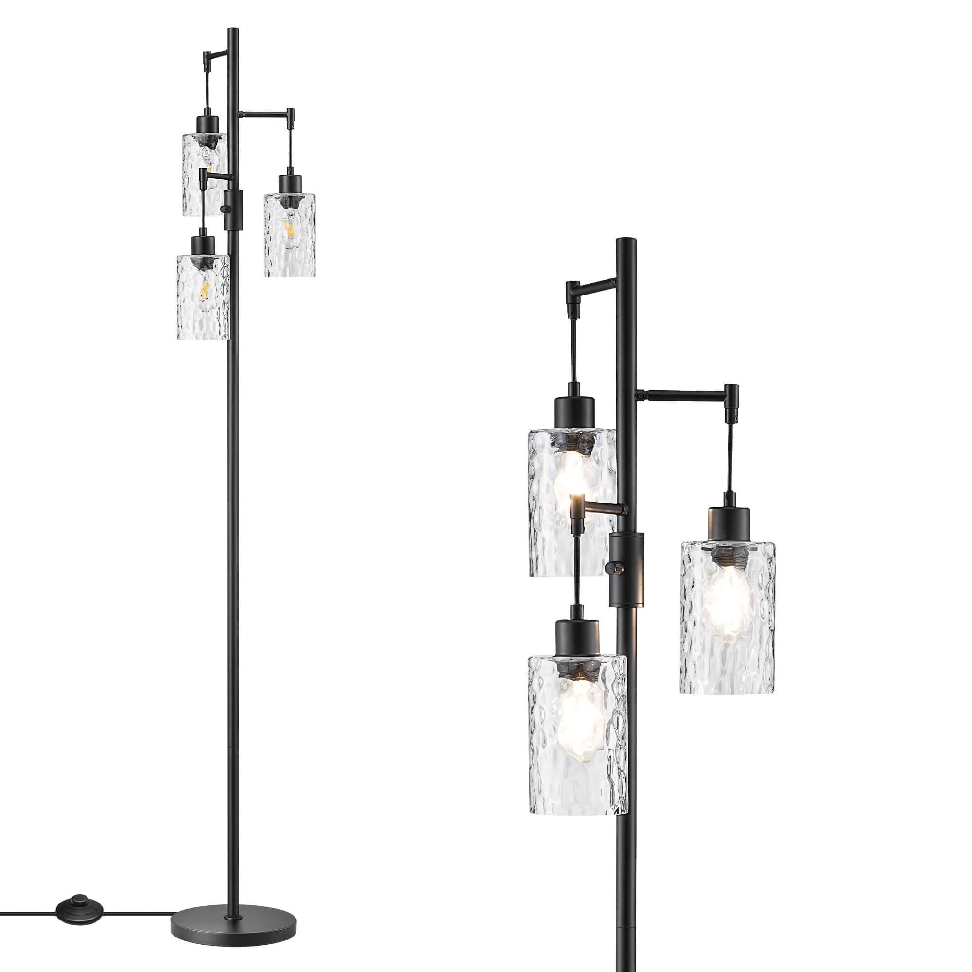 70in Industrial Floor Lamp for Living Room