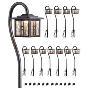 Low Voltage Landscape Lighting, 3.4W 155LM Oil-Rubbed Bronze Outdoor Landscape Path Lights