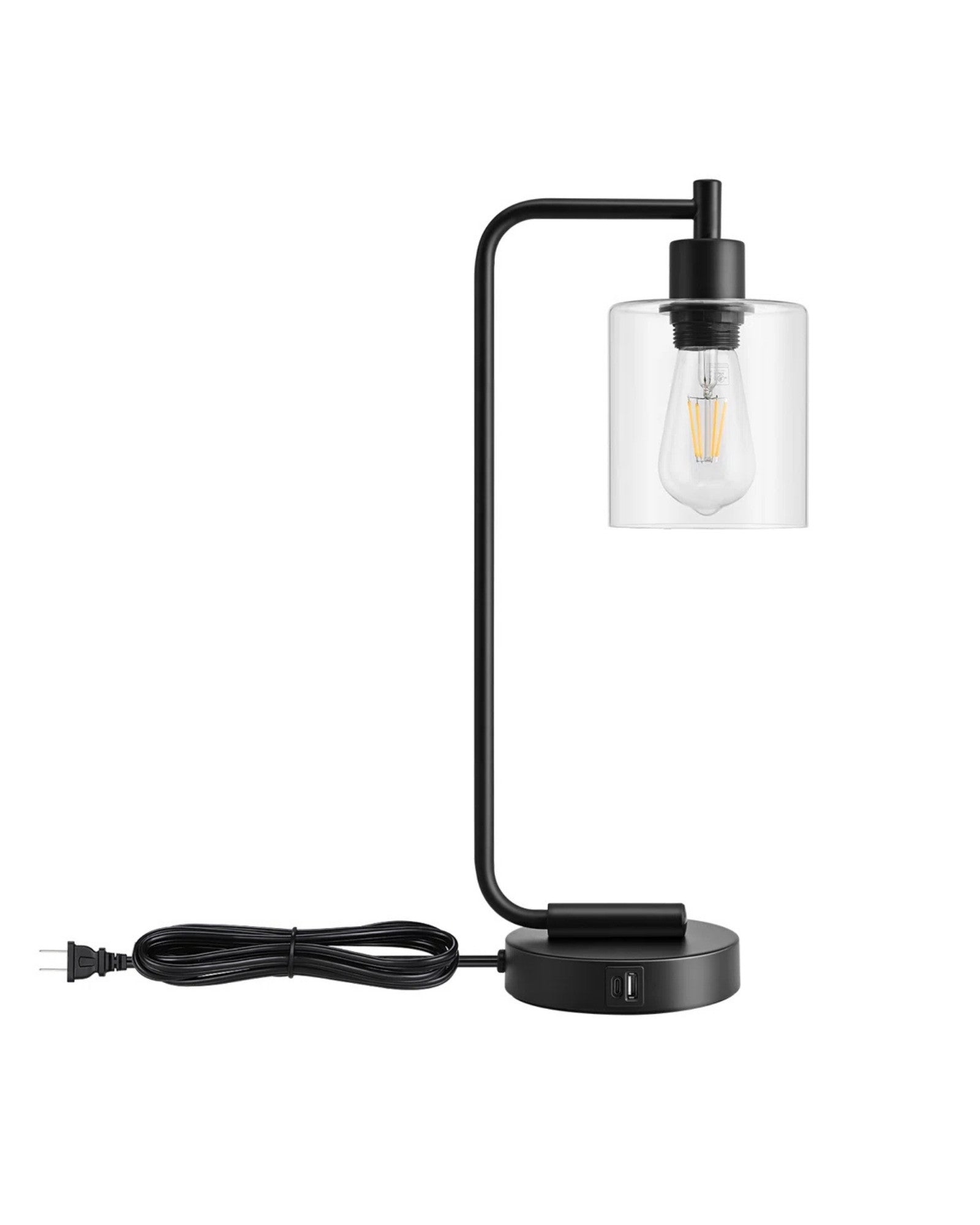 EDISHINE | Touch-Control Dimmable Table Lamp with Dual USB Ports