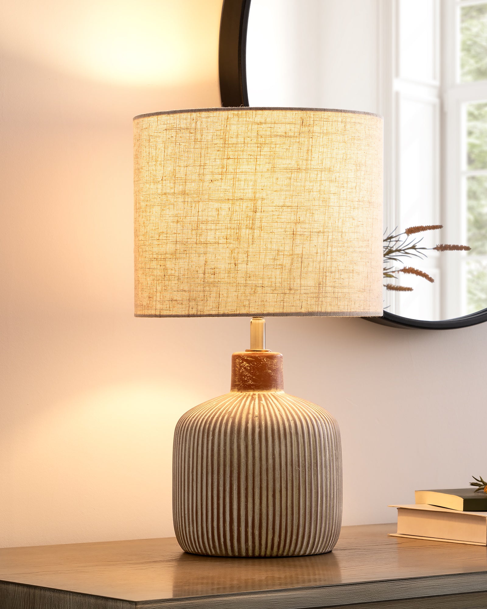 EDISHINE Ceramic Table Lamp-HLTL10A