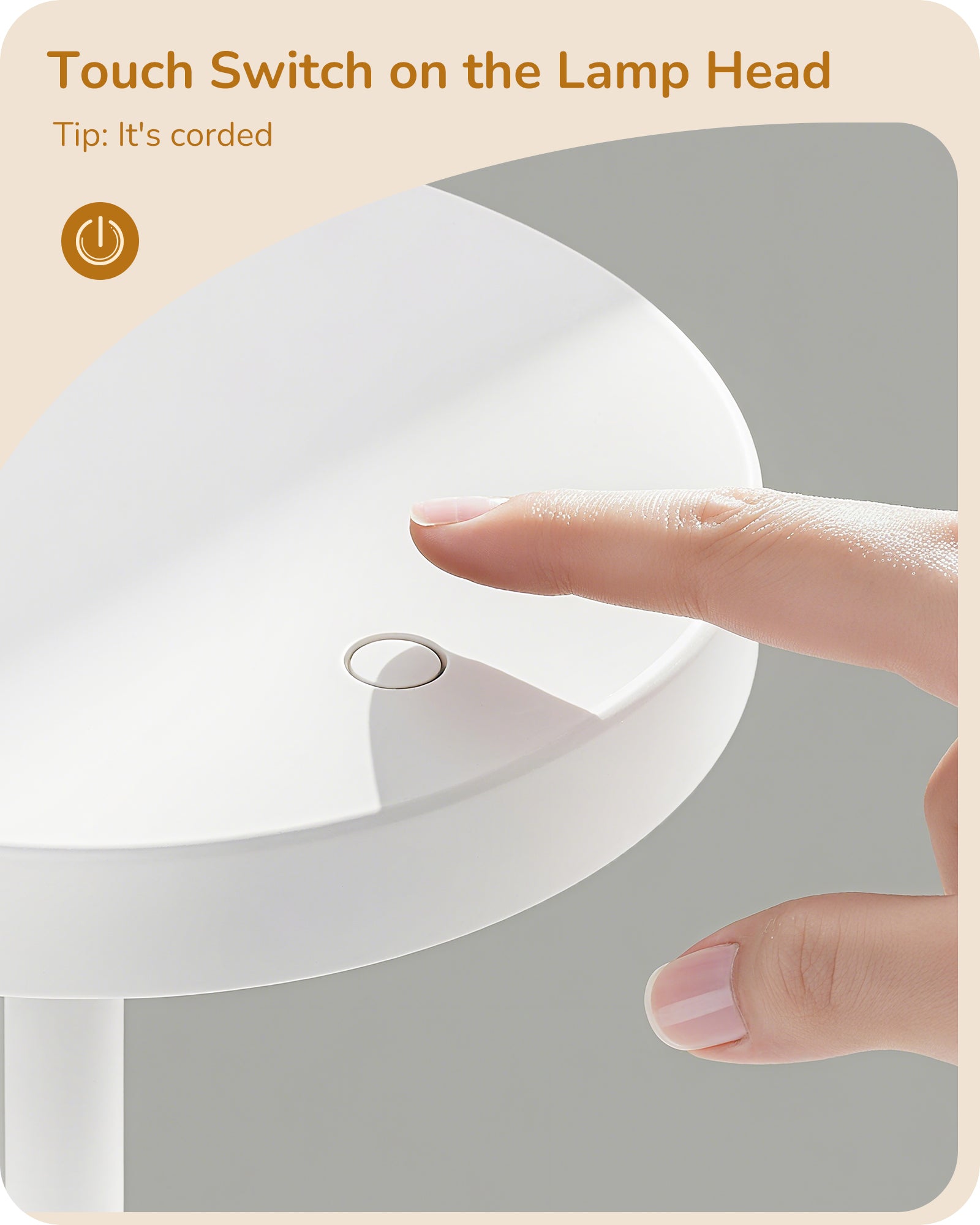Modern Touch-Control LED Task Table Lamp with Adjustable Height & Memory Dimming