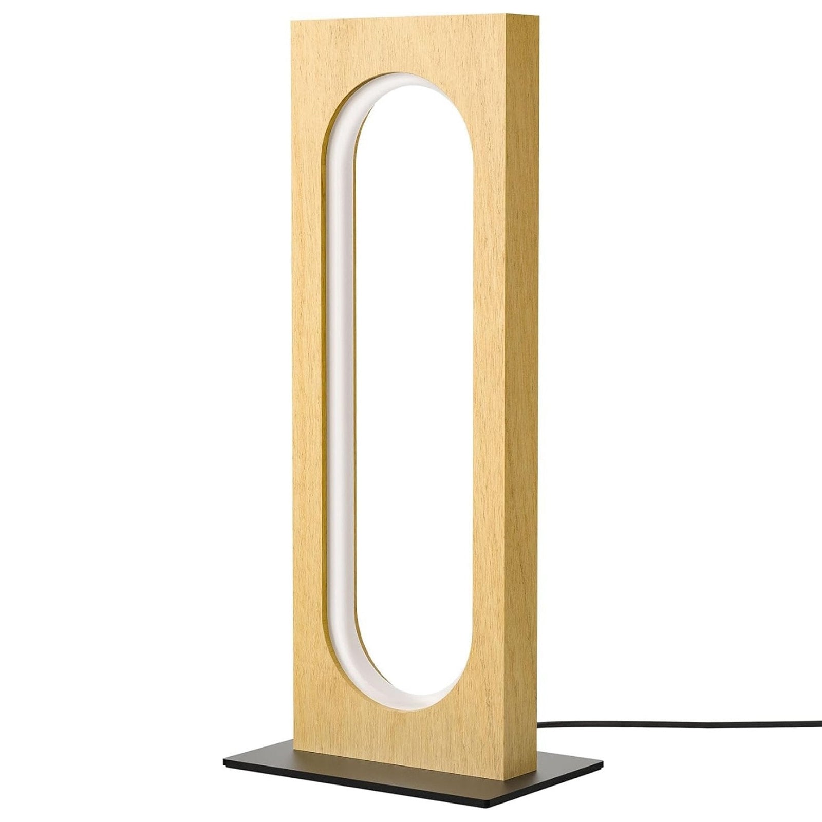 Modern Minimalist Solid Wood LED Table Lamp