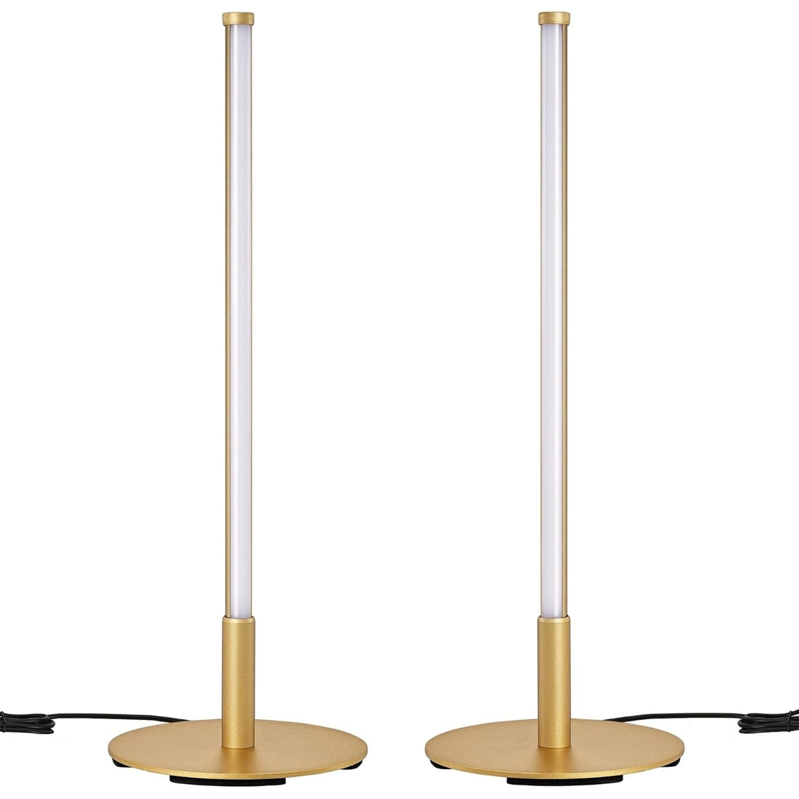 Modern Minimalist Dimmable LED Table Lamps - Set of 2 (Gold)