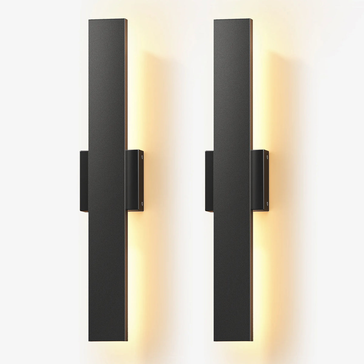EDISHINE 2 Pack Dimmable LED Outdoor Wall Lights, Oil Rubbed Bronze-HOWL22E