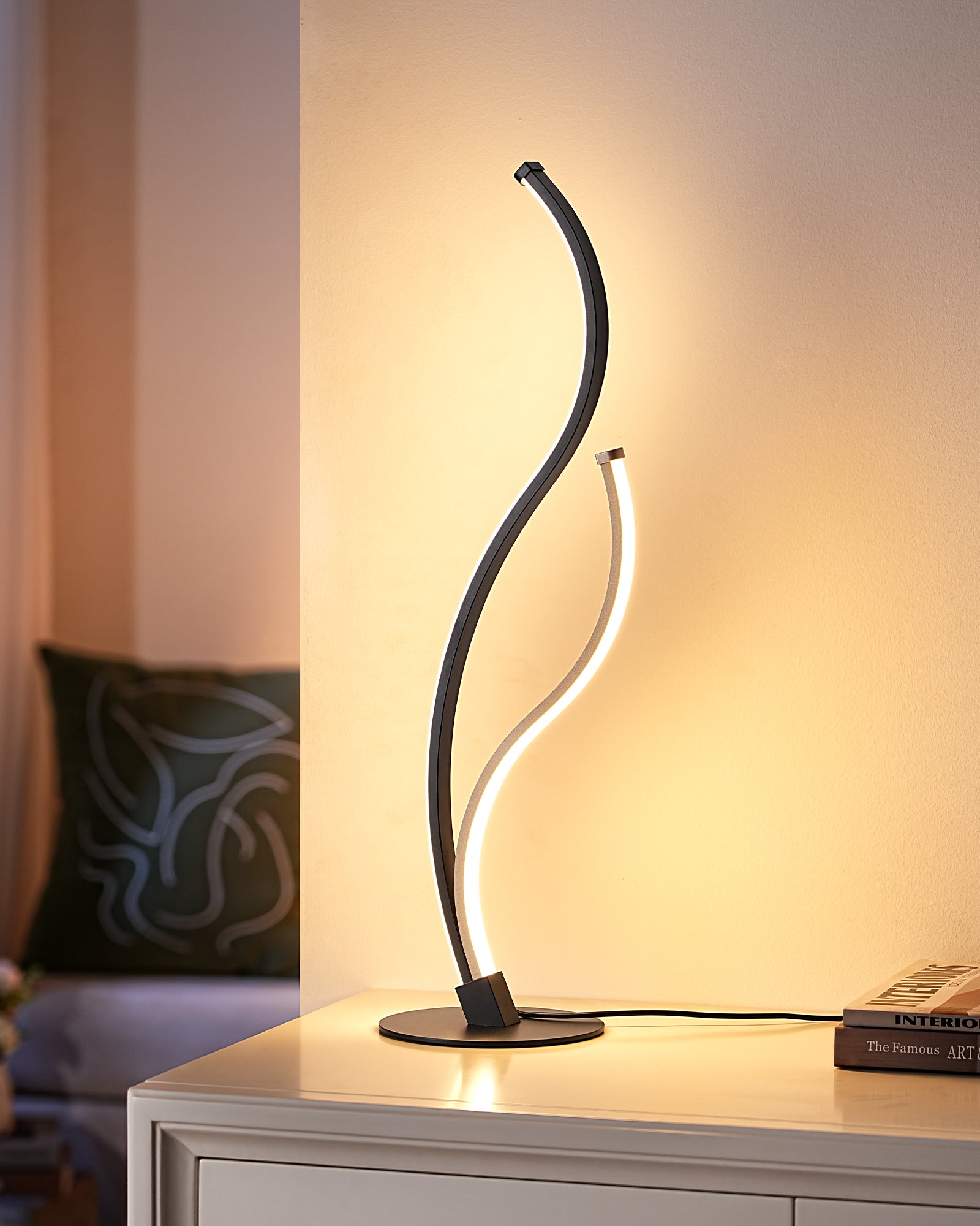 EDISHINE Novelty Led Table Lamp With Touch Control-HWTL02V