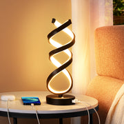 EDISHINE Novelty Touch Control Led Table Lamp With Usb Ports-HWTL02Y