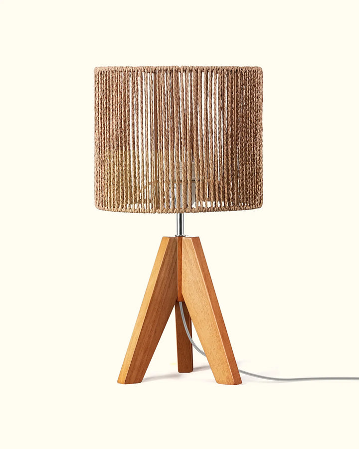 Woven Shade Table Lamp (bulbs not included）-HLTL15G-HLTL15H-HLTL15J