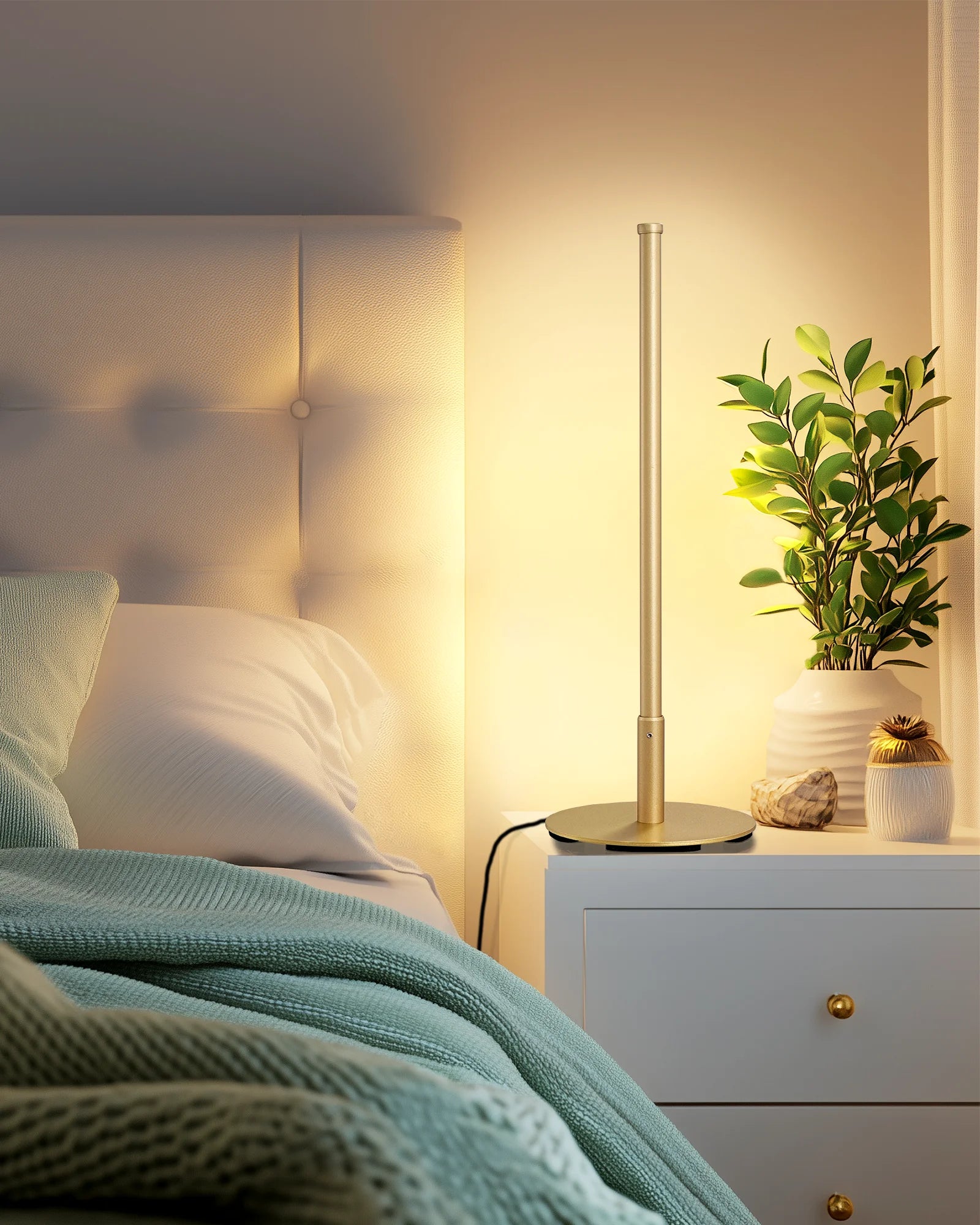 EDISHINE | Modern Minimalist Dimmable LED Table Lamp
