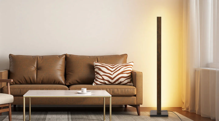 Minimalist Wood Corner Floor Lamp-HBFL02V-HFLK02V-HLFL02V