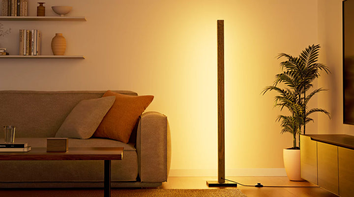 Minimalist Wood Corner Floor Lamp-HBFL02V-HFLK02V-HLFL02V