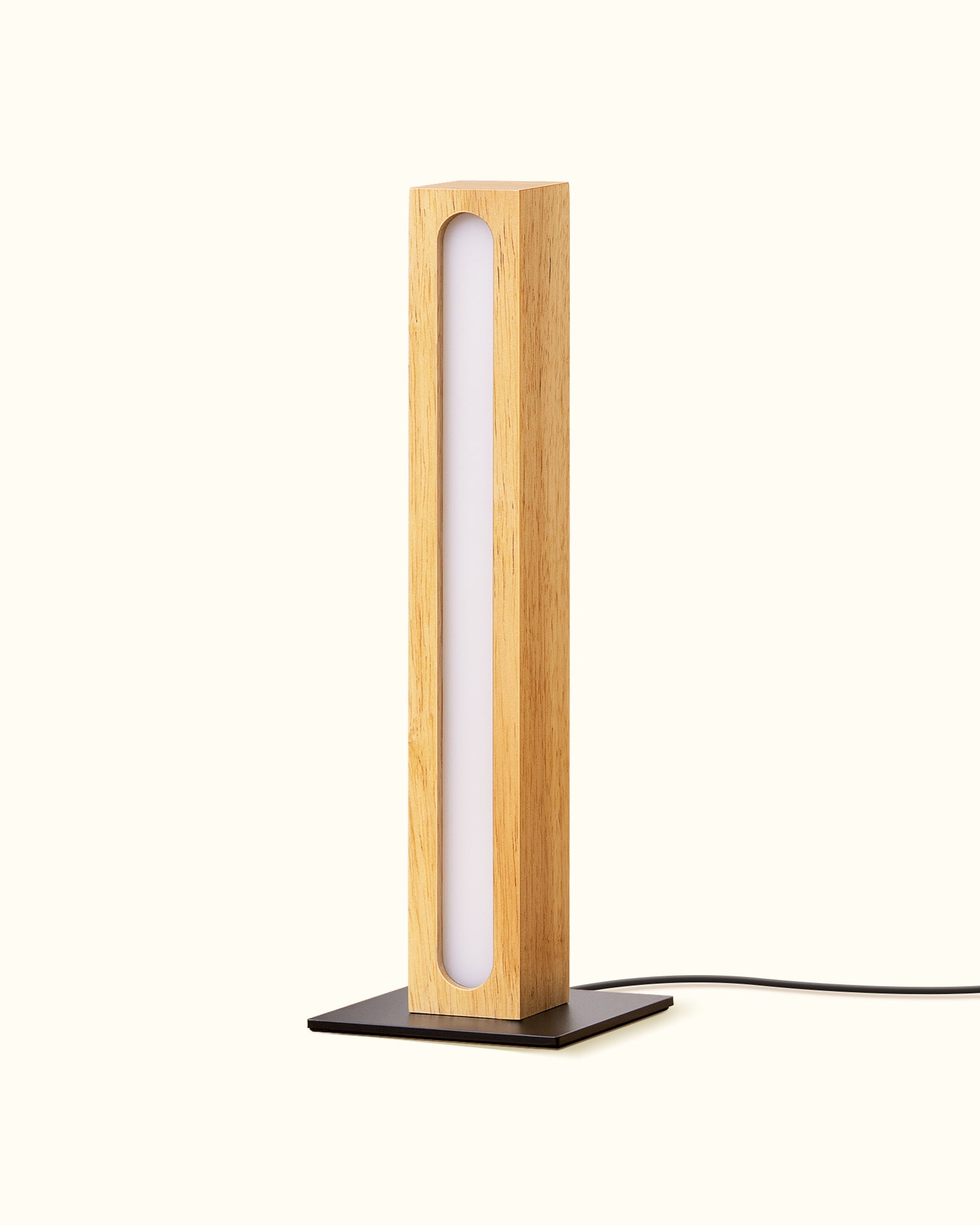 EDISHINE | Minimalist Square Wood LED Table Lamp