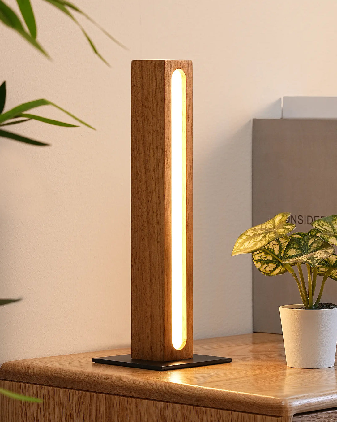 Minimalist Wood Table Lamp-HLTL12K-HLTL12L