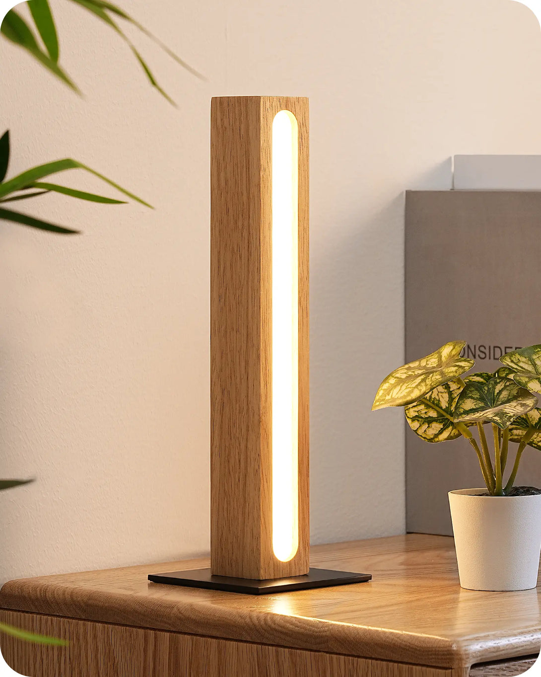 Minimalist Wood Table Lamp-HLTL12K-HLTL12L