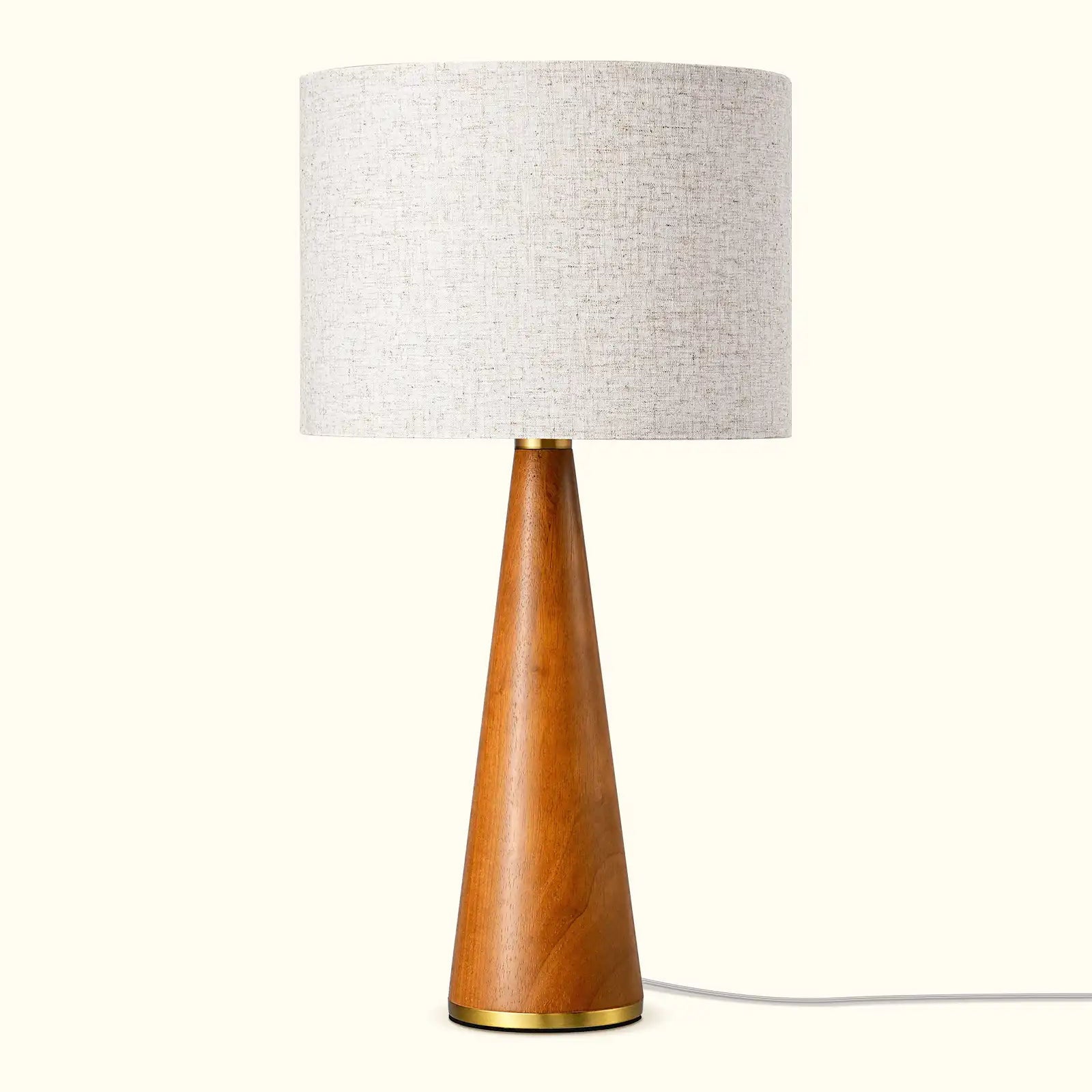 Solid Wood Table Lamp (Walnut)