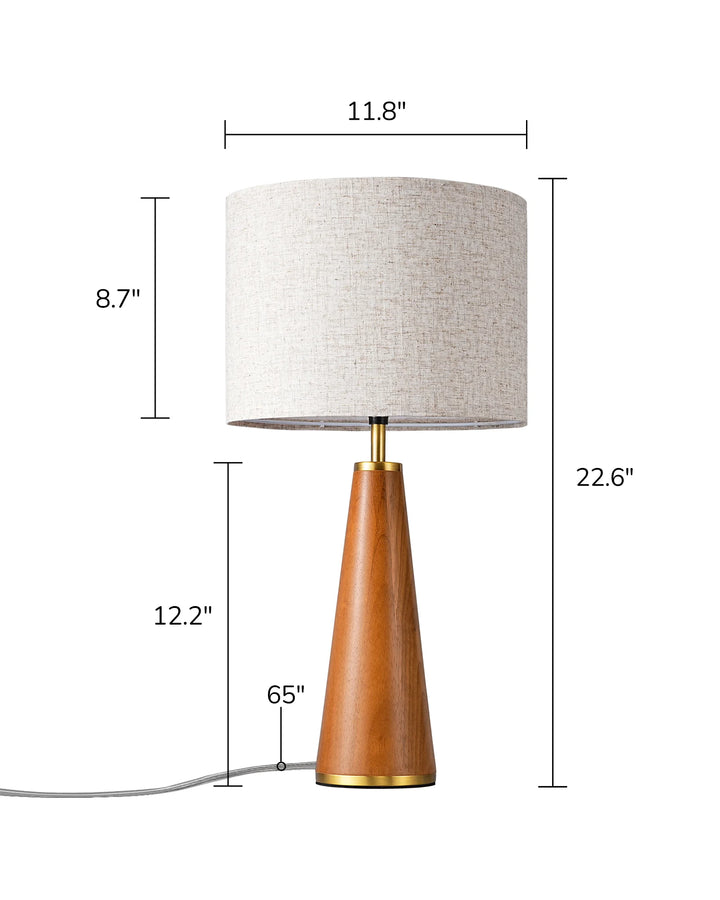 Solid Wood Table Lamp-HWTL15A-HWTL15B