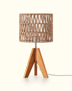 Woven Shade Table Lamp-EDISHINE